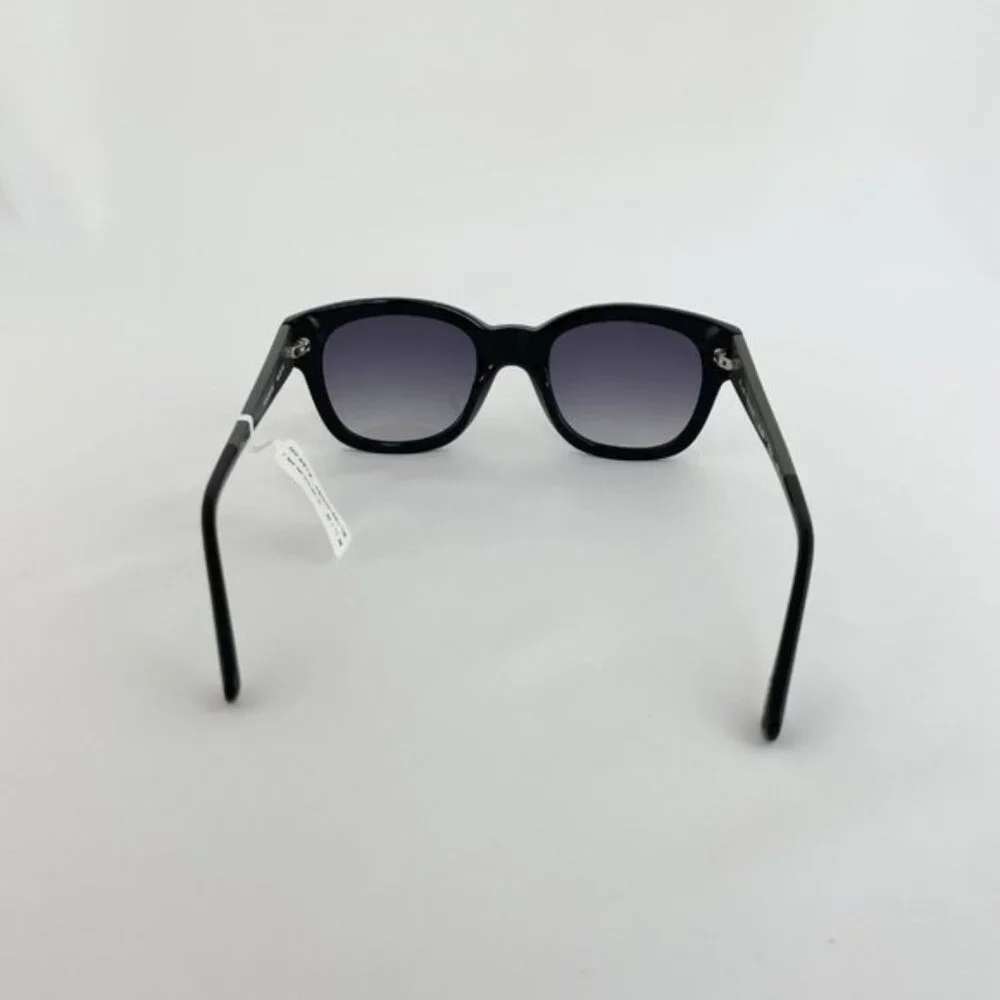 Elie Tahari Black & Gray Stud Accent Sunglasses MSRP $185